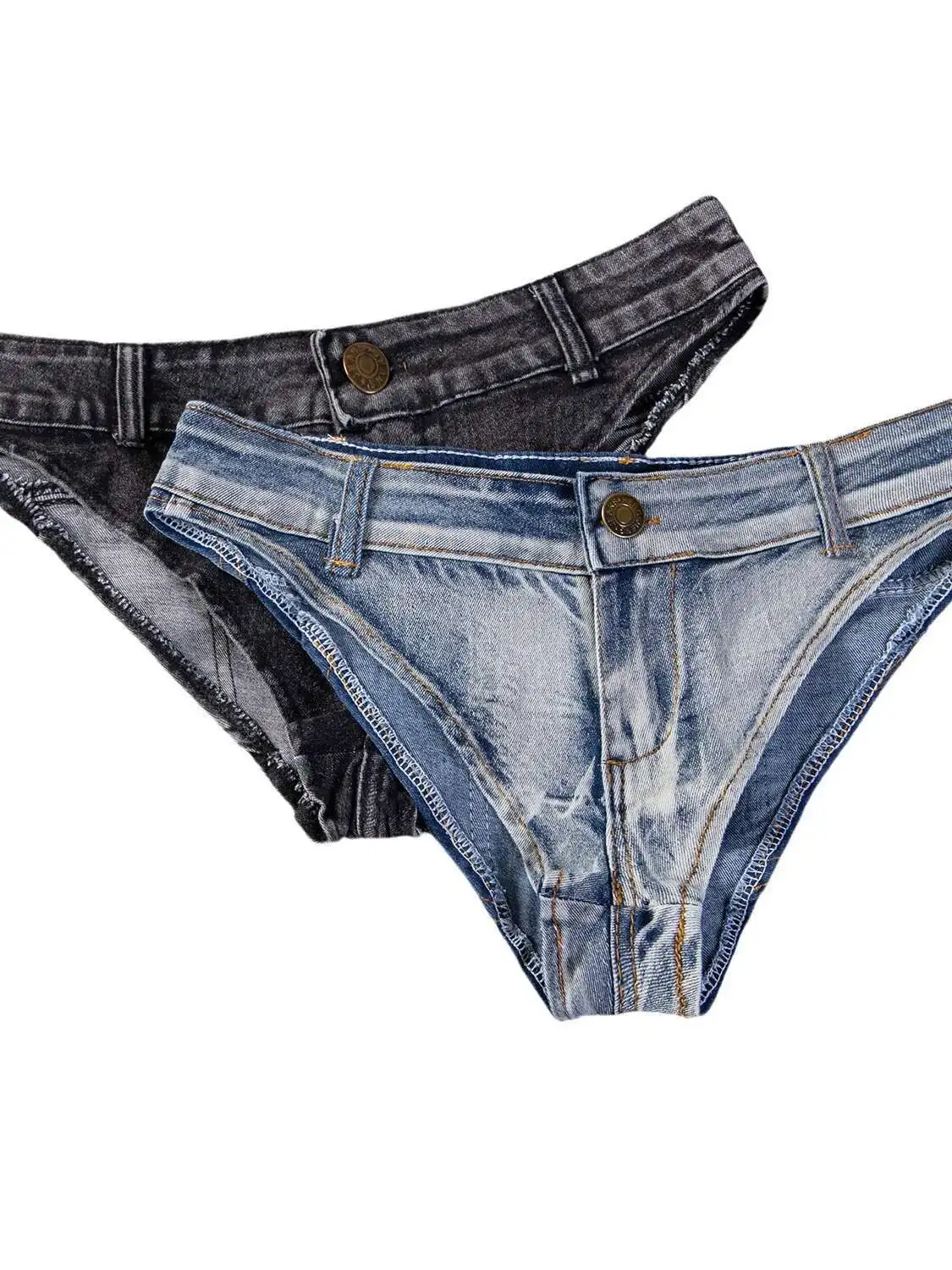 Jeans corti da donna nuovi Pantaloncini di jeans ultra corti sexy ad alta elasticità Stile europeo e americano Casual Affascinante Bellissimo 546I