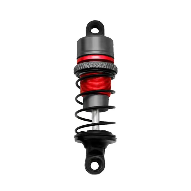 B05C-1/10 4Pair Of Metal Hydraulic Shock Absorbers RC Remote Control Car Flat Racing Drift Car (63Mm) Red