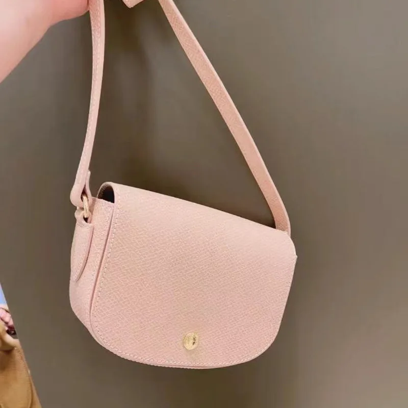 Mini borsa a tracolla 2024 nuovo stile borsa da sella per cavallo francese spalla singola inclinata per il tempo libero borsa a tracolla moda donna LOGO