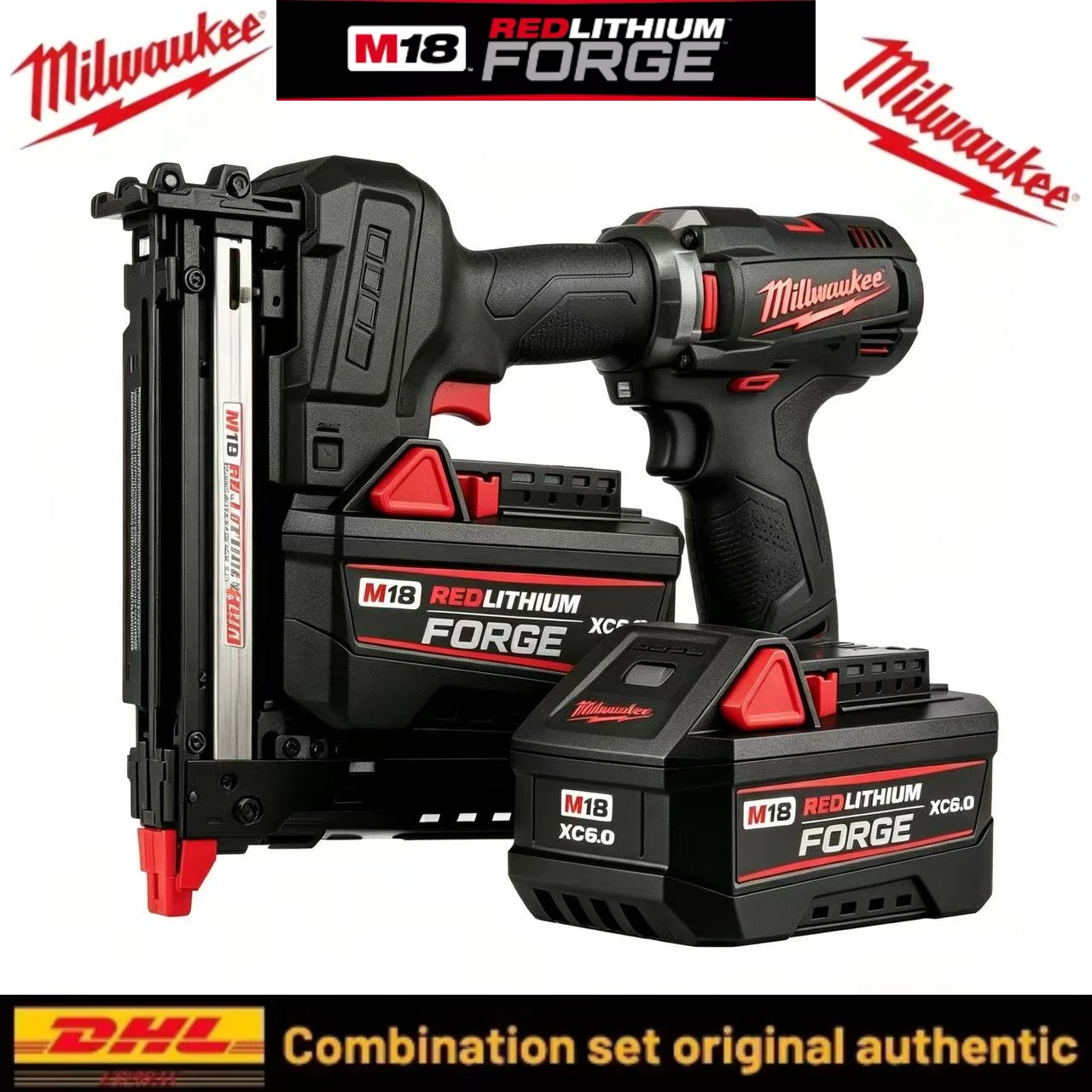 

Genuine MilwaukeeM18 6.0Ah Li-ion Battery Authentic Power Pack Fit Impact Wrench Drill Saw Grinder Hammer Cordless Working Tools