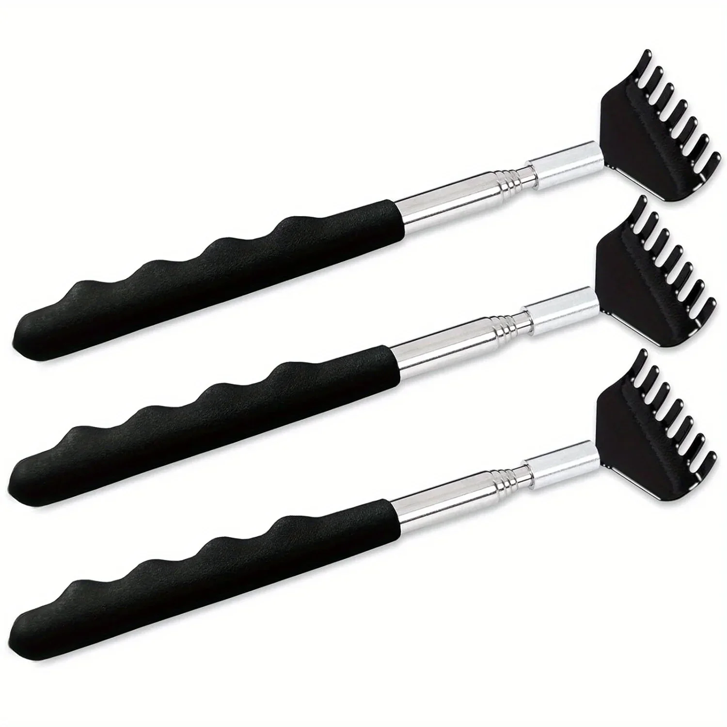 1-5-Pack Back Scratcher Portable Extendable Telescopic Back Scratchers Handheld Body Massager,to Scratch Back,Gift for Women Men