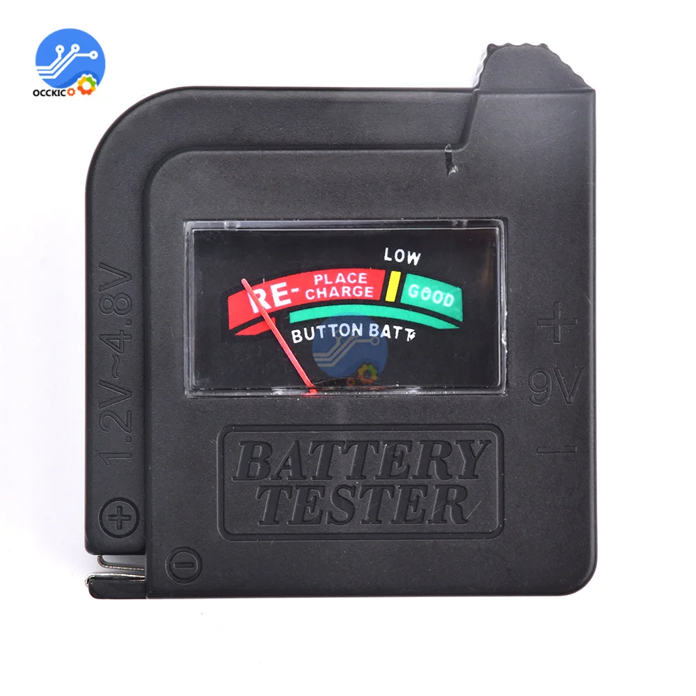 BT-168 AA/AAA/C/D/9V/1.5V Batteries Universal Button Cell Battery Colour Coded Meter Indicate Volt Tester Checker BT-168 PRO