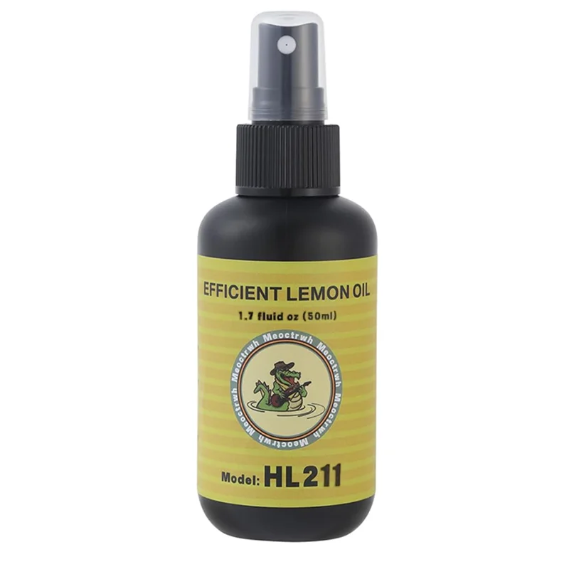 Guitar Lemon Oil Fretboard Care For Guitar Fingerboard Cleaning Kit Fret Care Removes Dirt Grease Extends Fretboard Life 50ML