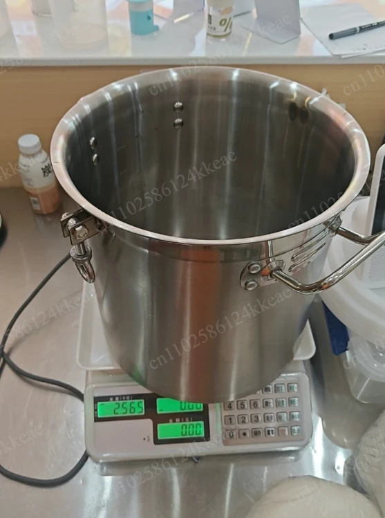 22L Gewerblicher Soßenkochmixer – Elektrischer Edelstahl-Mantelkessel für Marmelade, Fleischpaste, Olivenöl & Hochviskose Flüssigkeiten