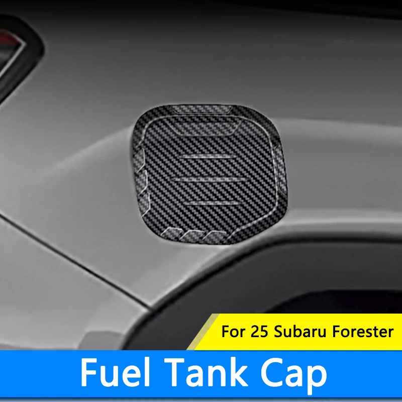 

QHCP Car Fuel Tank Cover Protection ABS Gas Tank Cap Petrol Cover Anti-scratch Fit For Subaru Forester 2025 Exterior Accessories