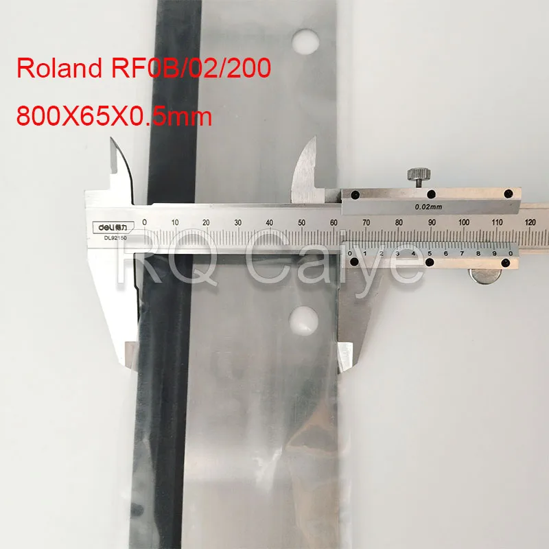 

1Piece 800x65x0.5mm Wash Up Blade With 8 holes For Man Roland RF0B/02/200 Cleaning blade Offset Printing Machine Parts