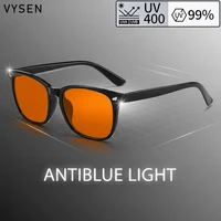 Gafas de protección contra luz azul para leer el sueño, lentes rojas para hombres y mujeres, marca de lujo, filtro para juegos de ordenador, gafas de protección UV400, 2025