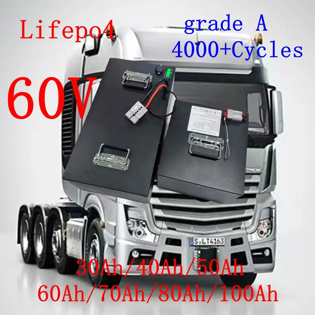 

Литиевая батарея LiFePO4 60В 60Ач 50Ач 80Ач 100Ач 20Ач 30Ач 40Ач 70Ач для двух- и трехколесного транспорта