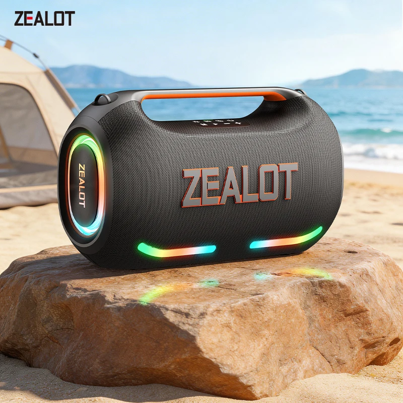 PL-zealot-ze41 250W Tragbarer Bluetooth-Lautsprecher StormBox Blast Outdoor Kabelloser Lautsprecher IPX6 Wasserdicht Party-Camping-Lautsprecher 12 Stunden Laufzeit