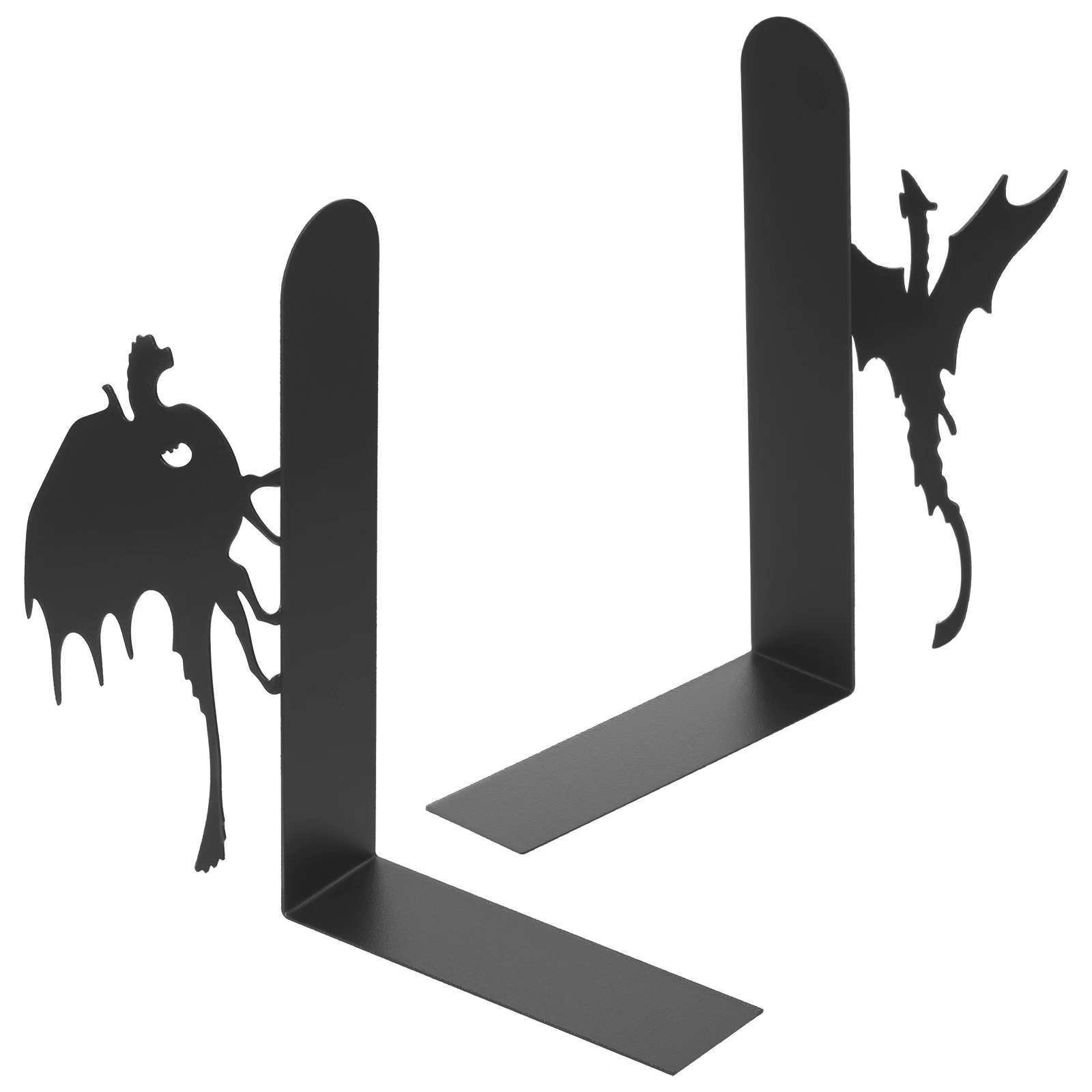 

2 шт. подставка для книг «Дракон/кошка», металлический держатель для книг, устойчивый к ржавчине устойчивый держатель для книг, подставки для хранения документов, подставки для книг для домашнего офиса