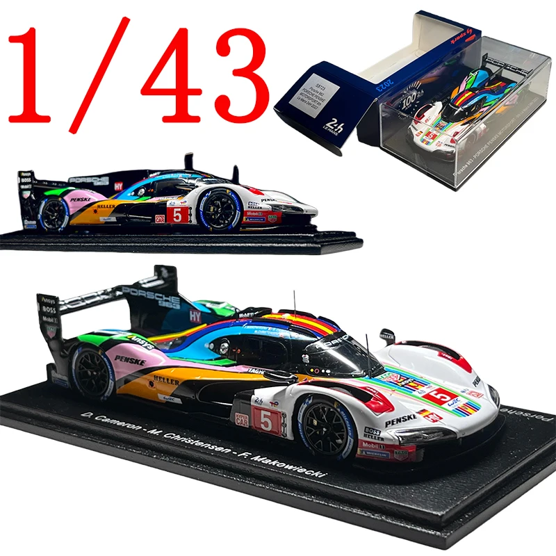 

Искровая литая под давлением модель автомобиля Porsche из смолы в масштабе 1/43 Porsche 963 LMDh 2023 24H 5 # Игрушки для мальчиков, подарочная оригинальная коробка