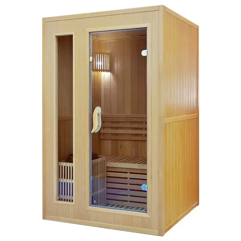 YH Sauna Room Wet Steam Sweat Steaming Room Sauna Stove Volcanic Rock Splashing Water Steam Fumigation Sweating Bath Tank