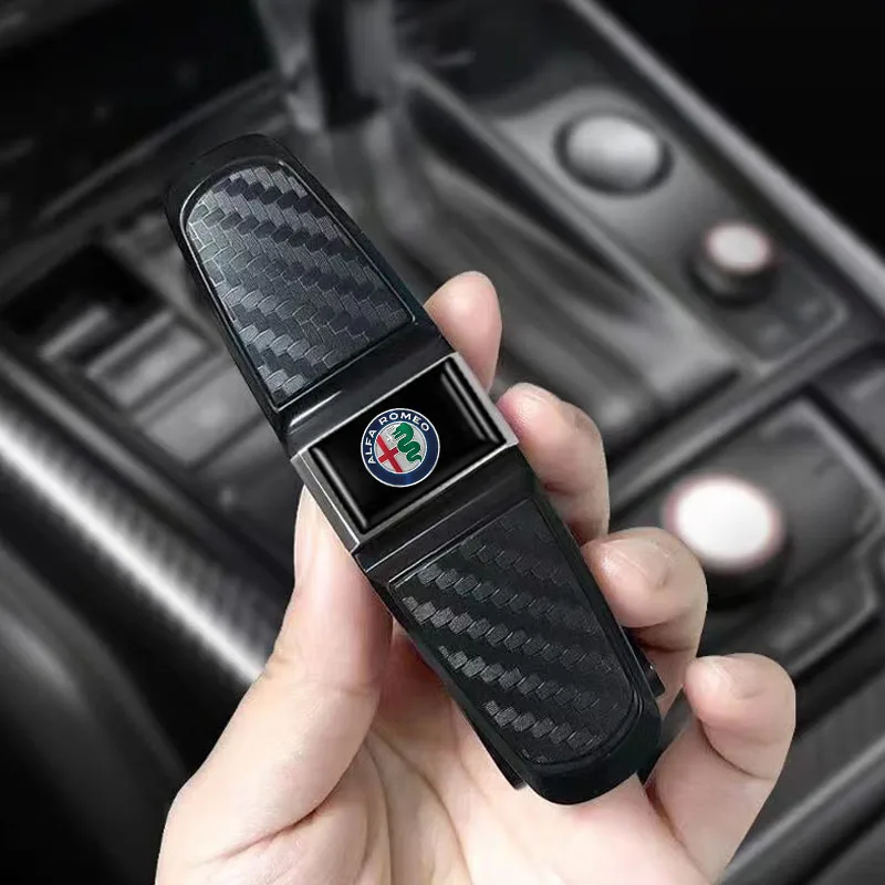 Car Glasses Clip Sun Visor Eyeglasses For Alfa Romeo 4C 159 166 Giulia Giulietta 156Sunglasses Holder Auto Interior Accessories