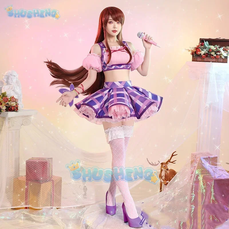 

FC6Shusheng Aikatsu! Series Shibuki Ran Cosplay Costume Uniform Halloween Carnival Party Christmas Play Role Clothes Clothi@FC8！