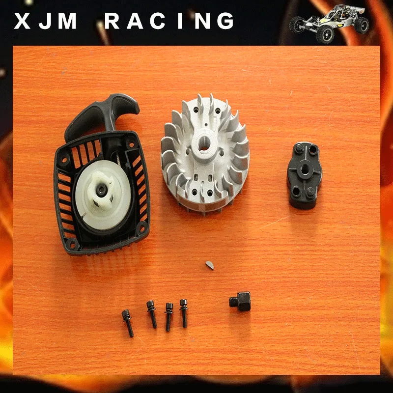 TAO Easy start Pull starter fit 23-36cc zenoah cy rovan engine for 1/5 hpi rovan km baja losi rc car parts