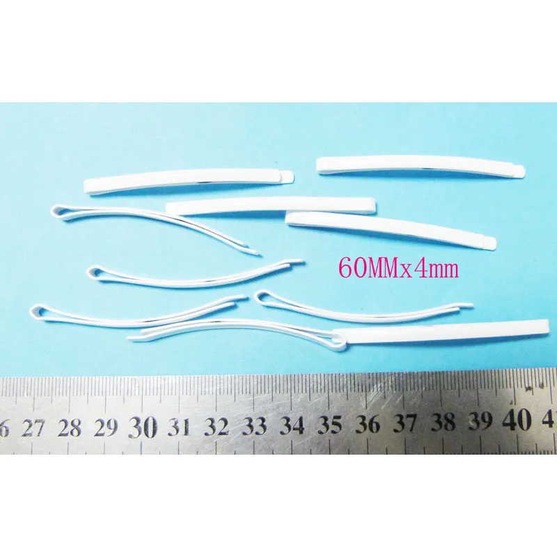 2000PCS   White nurse hairpin 60MMX4MM