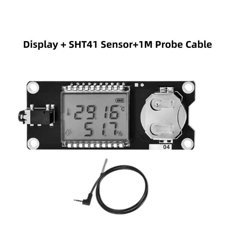 SHT40 SHT41 SHT45 High-Precision Temperature And Humidity Sensor Module For Incubator Use Screen Display With External Probe