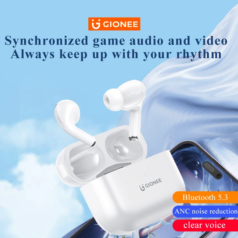 GIONEE JL005Pro Wireless headphones Bluetooth 5.3 Sport Headsets HIFI sound quality Noise Reduction Earbuds With Mic