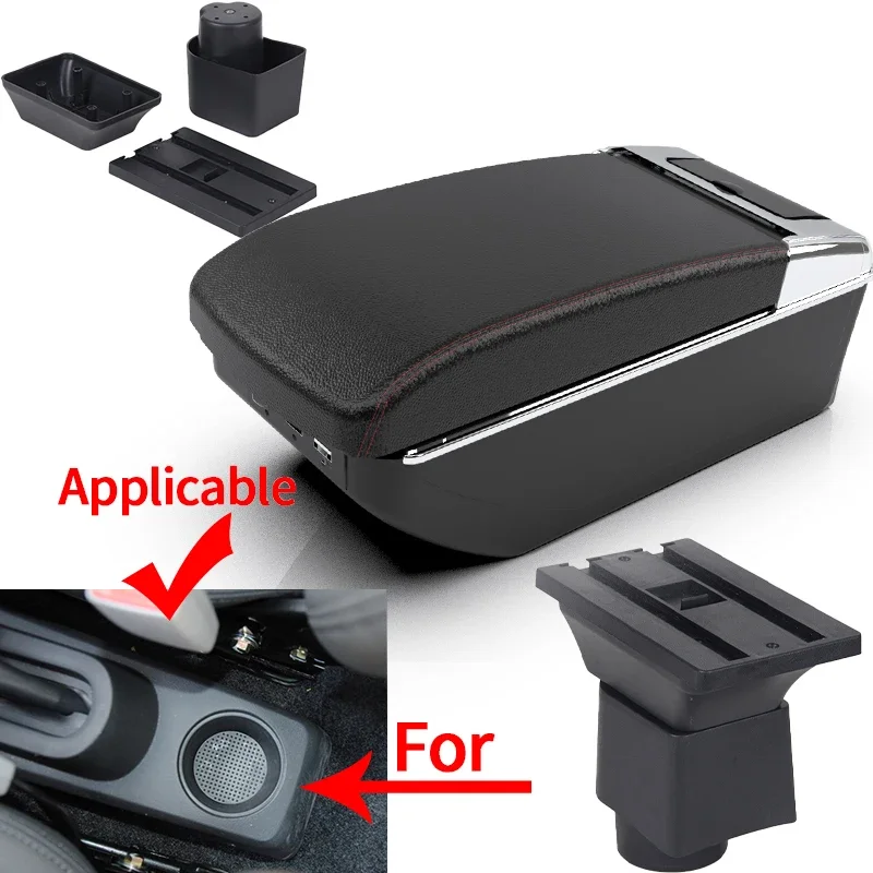 For Chery A1 A3 2007-2011 models car armrest box central double-layer storage box USB cup holder car supplies new modification