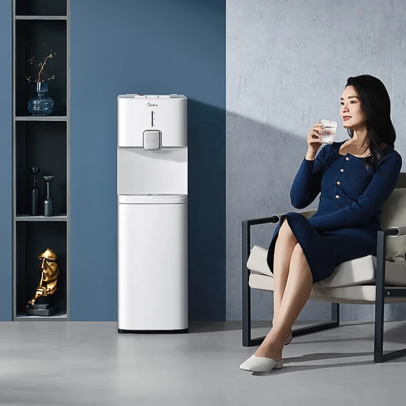 Ice Cold Water Energy Saving Hot Cold Water Cooler Tea Bar Direct Drink Midea Bottom Load Water Dispenser Compressor Cooling 3°C