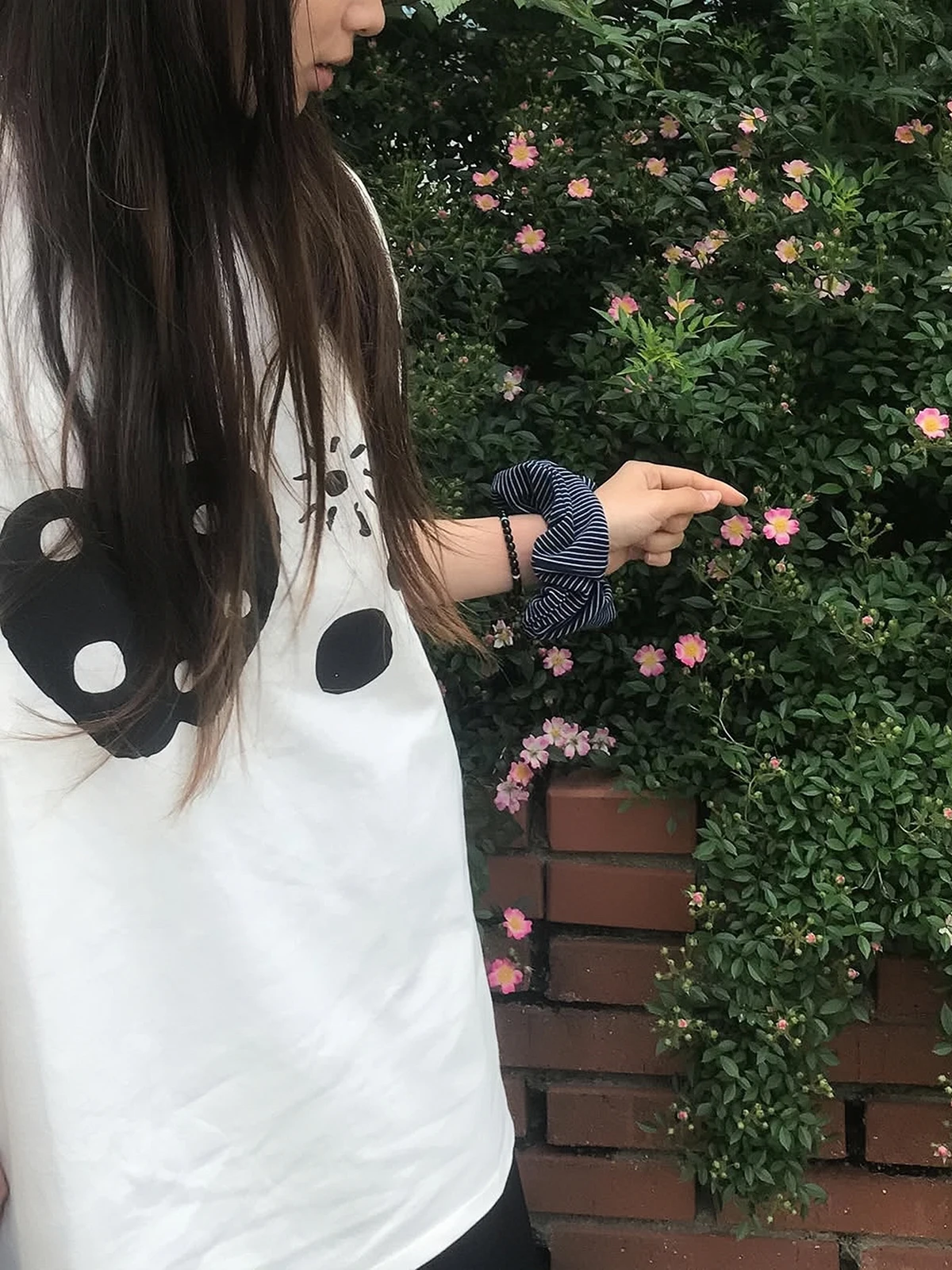 

Loose Fit Pure Cotton ort Sve T-irt Women's Casual Printed Top Sakura Design Comfortable Breathable Summer Wear