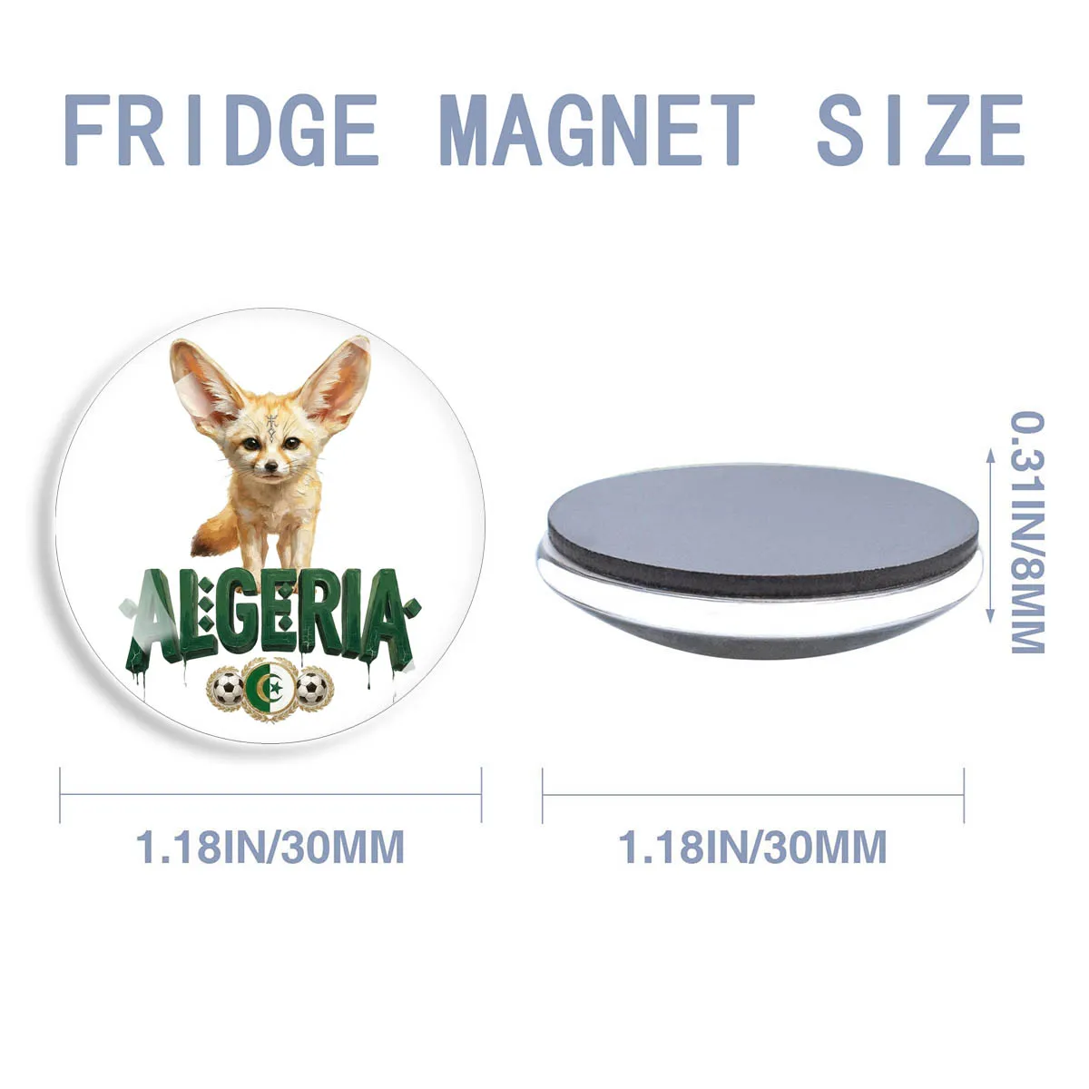 1PC Magnetic Glass Stickers Football Animal Theme Refrigerator Stickers, Men's Art Fans, Cheer for Competitions, Team Activities
