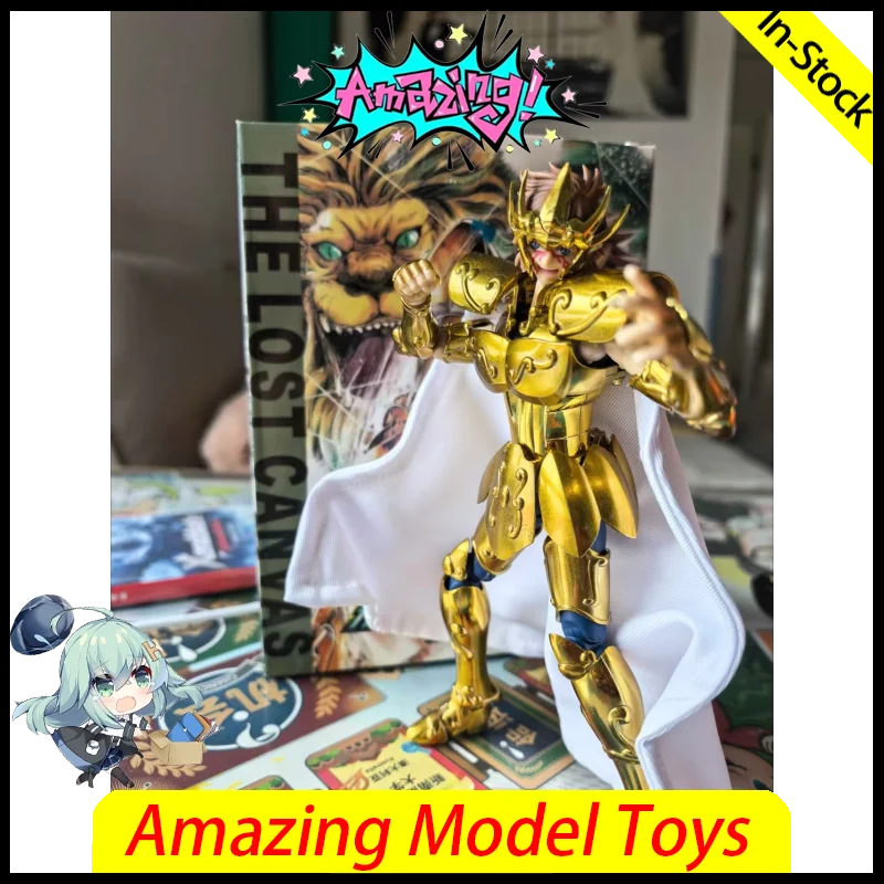 En Stock: Figura de Acción Regulus Yonger Leo/Lion Gold Lost Canvas/LC JM.MST Modelo Saint Seiya Myth Cloth EX Caballeros del Zodíaco