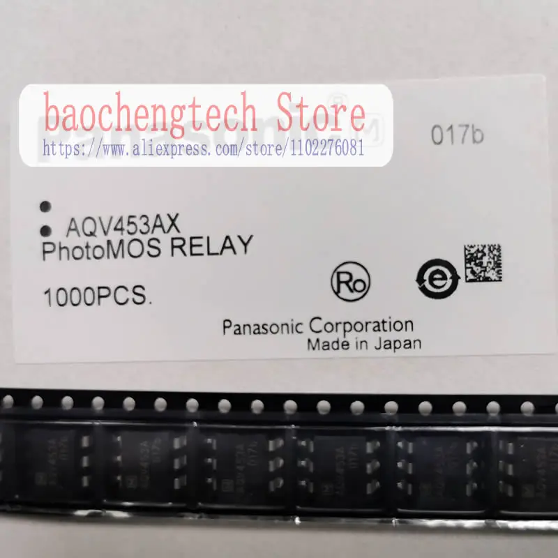 AQV453A relai foto SSR 50mA 1.5V DC-IN 0,2a 250V AC/DC-OUT 6-Pin DIP SMD AQV453AX sopsop6