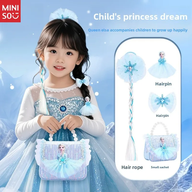Disney Kids Elsa Crossbody Bag 2025 | Girls' Mini Handbag, Chic Princess Style