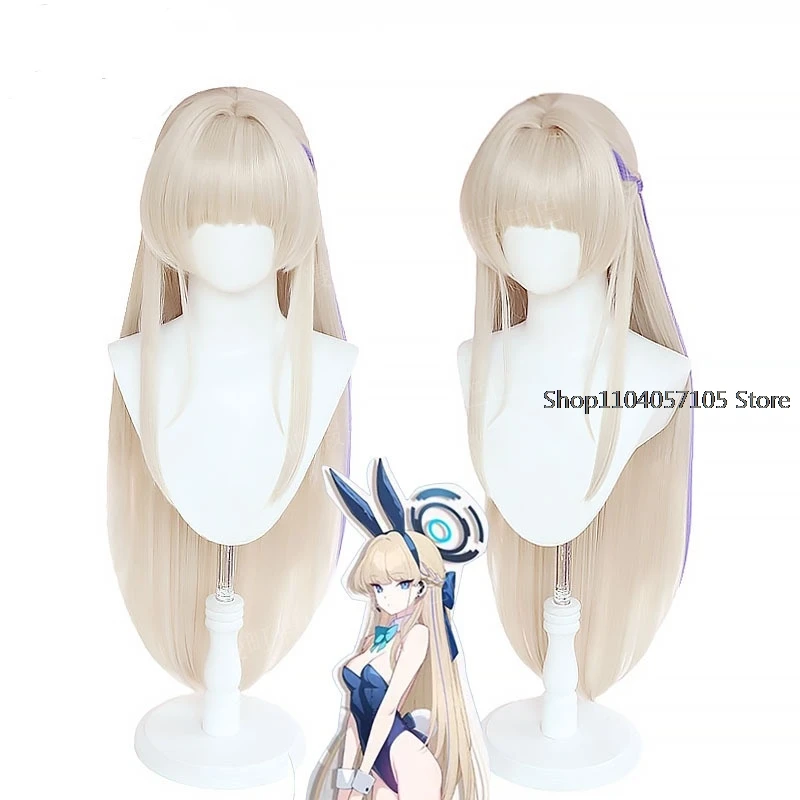 Blue Archive Cosplay Asuma Toki Costume Wig Bunny Girls Jumpsuit Cute Rabbit Ears Halloween Party Bodysuit with Bowknot Tail