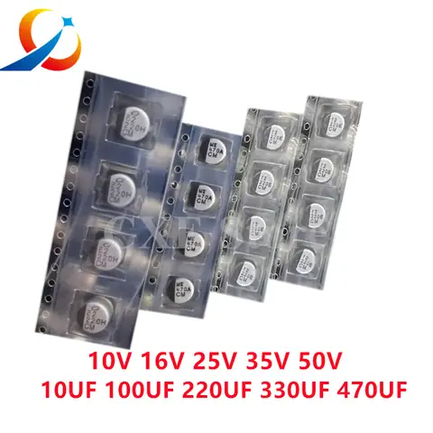 10PCS UCM 10V 16V 25V 35V 50V 10UF 22UF 47UF 100UF 220UF 330UF 470UF 680UF 820UF 1000UF Nichicon SMD Electrolytic Capacitors NEW