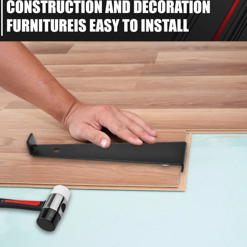 Heavy Duty Pull Bar for Vinyls Plank Flooring Laminate Wood Flooring Installation Tool with Comfortable Grip Accessories 37JD