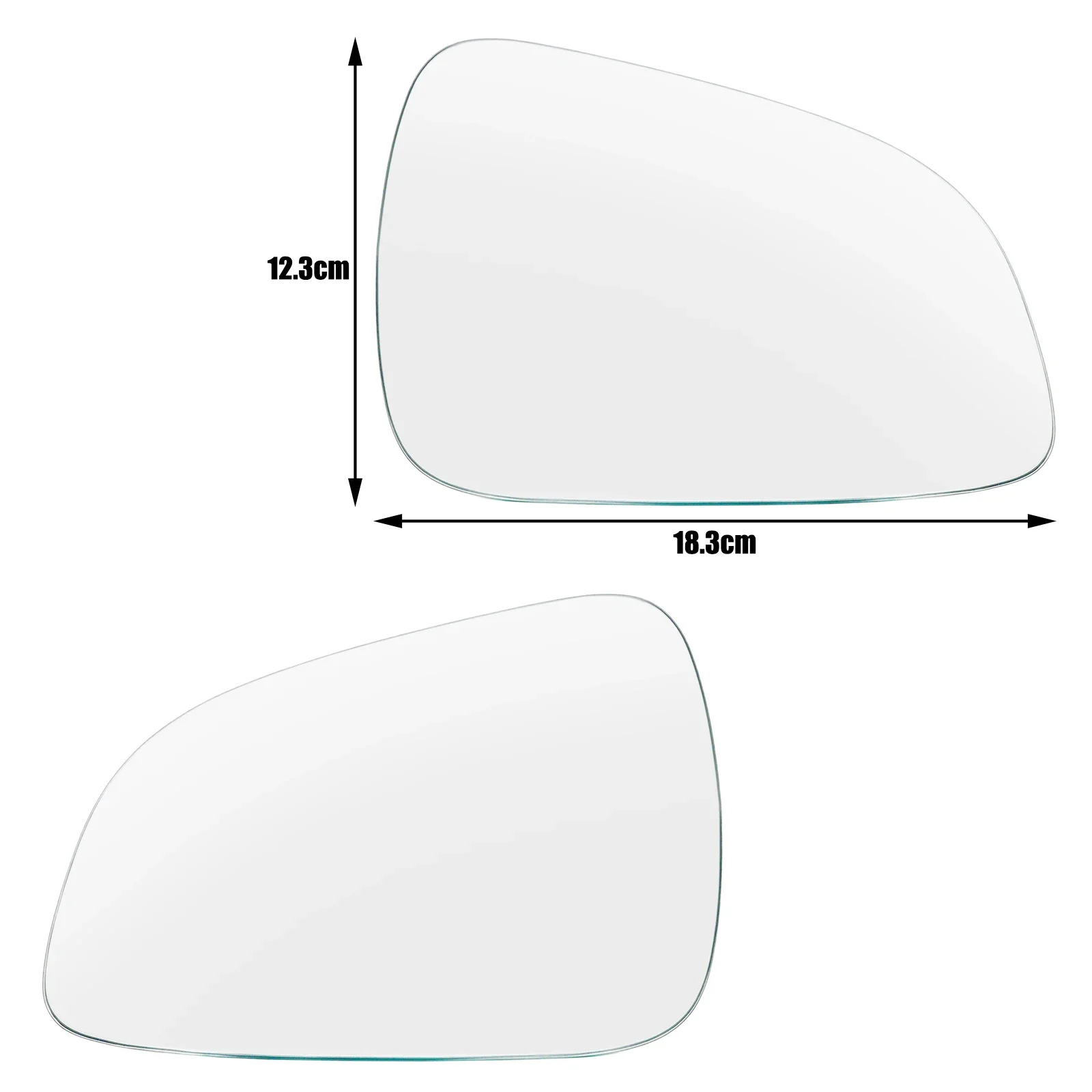 Loki J For Opel Vauxhall Astra H 2009 2010 2011 Left Right Side Wing Mirror Convex Glass Self-adhesive Stick On Mirror Rear Wide