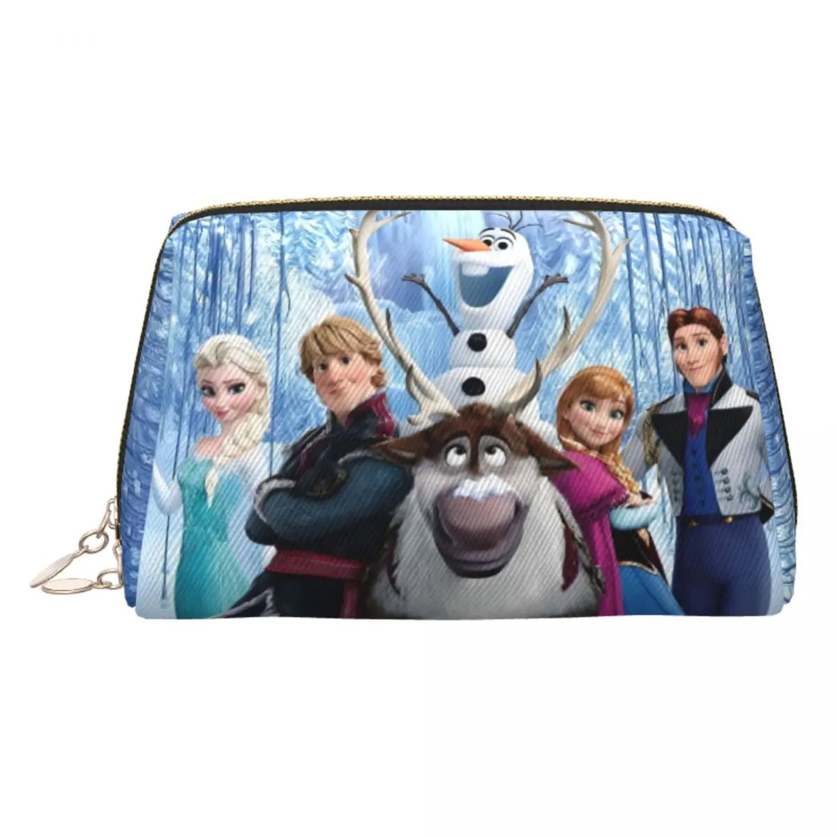 

Custom Travel Frozen Bling Toiletry Bag Cute Superpowers Makeup Cosmetic Organizer for Women Beauty Storage Dopp Kit Box