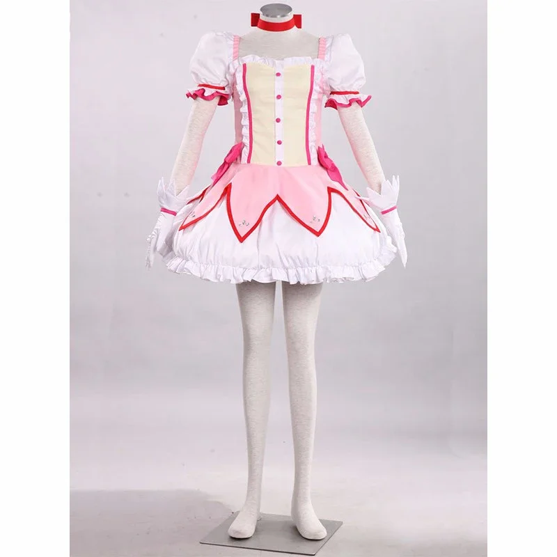 Anime Puella Magi Madoka Magica Kaname Cosplay Costume Outfits Halloween Customize for Adults and kids