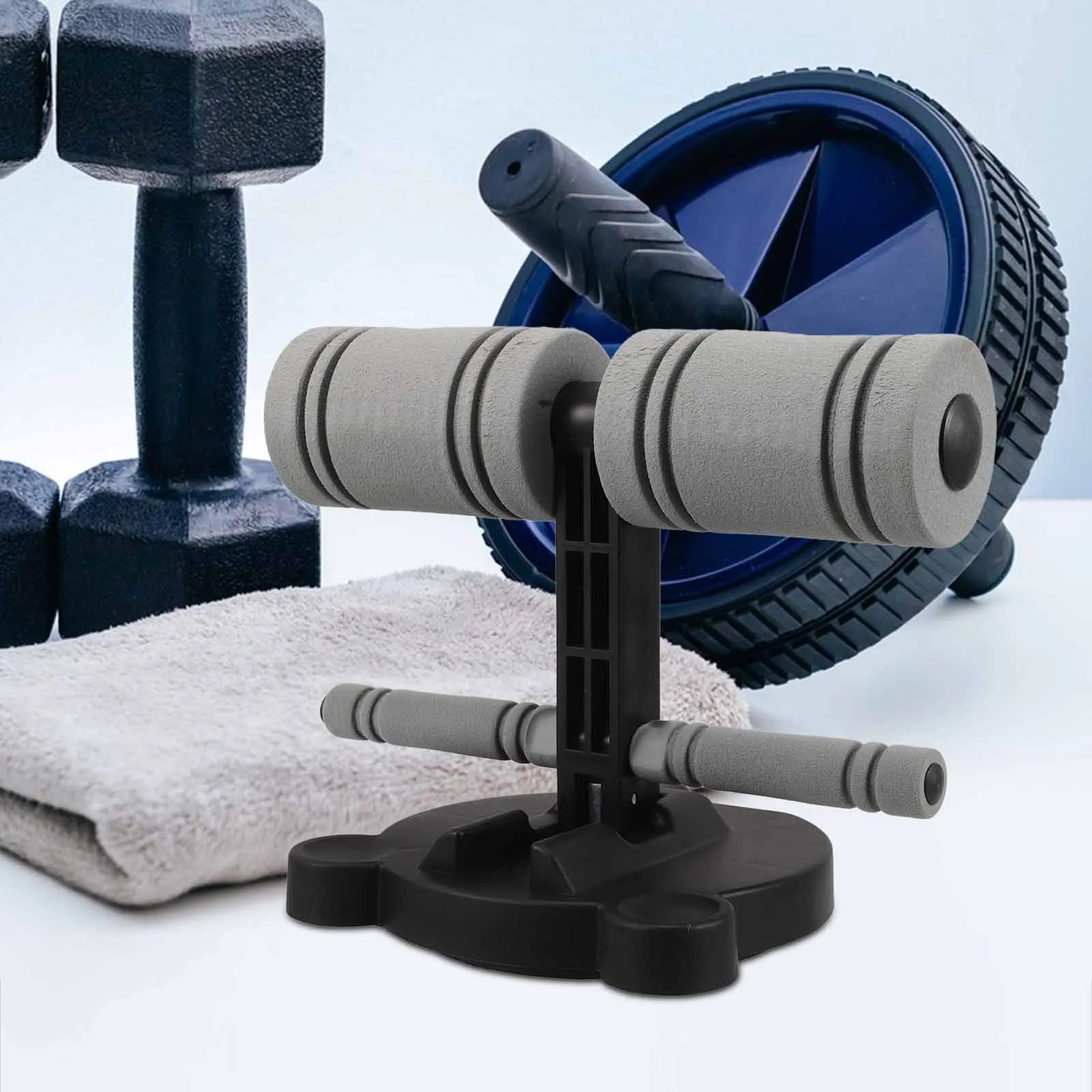 

1pc Adjustable Sit Up Bar Foot Holder Portable Ab Workout Machine Home Gym System Abdominal Fitness Equipment Sit Up Assistant