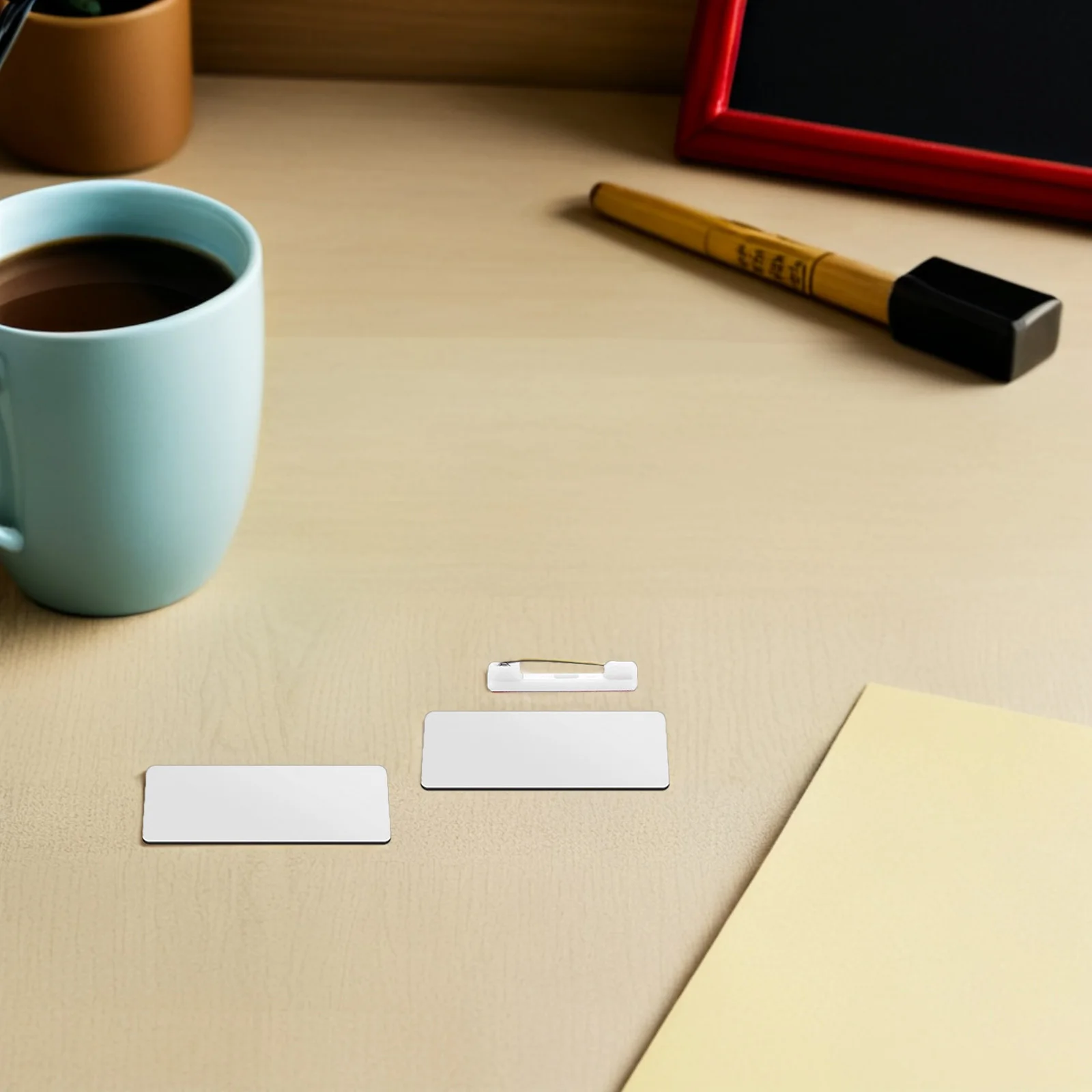 

16 шт. набор значков, пустые многоразовые бирки для рабочих, студенческие именные бирки, булавка для школьного офиса, идентификационные бирки с зажимом, магнитная подложка