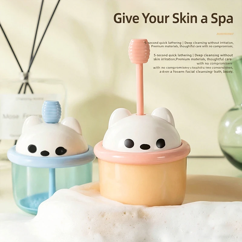 Portable Foaming Clean Tool Simple Face Cleanser Shower Bath Shampoo Foam Maker Bubble Foamer Device Cleansing Cream Liquid Soap