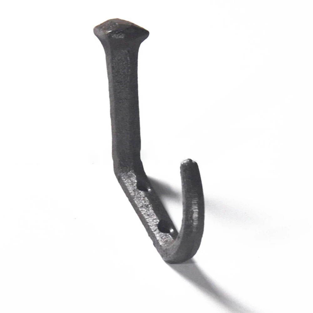 

with Screws Cast Iron Entryway Organizer Key Holder Nail Hooks Spike Rack Towel Hanger Coat Hooks Home Decor Storage Rack
