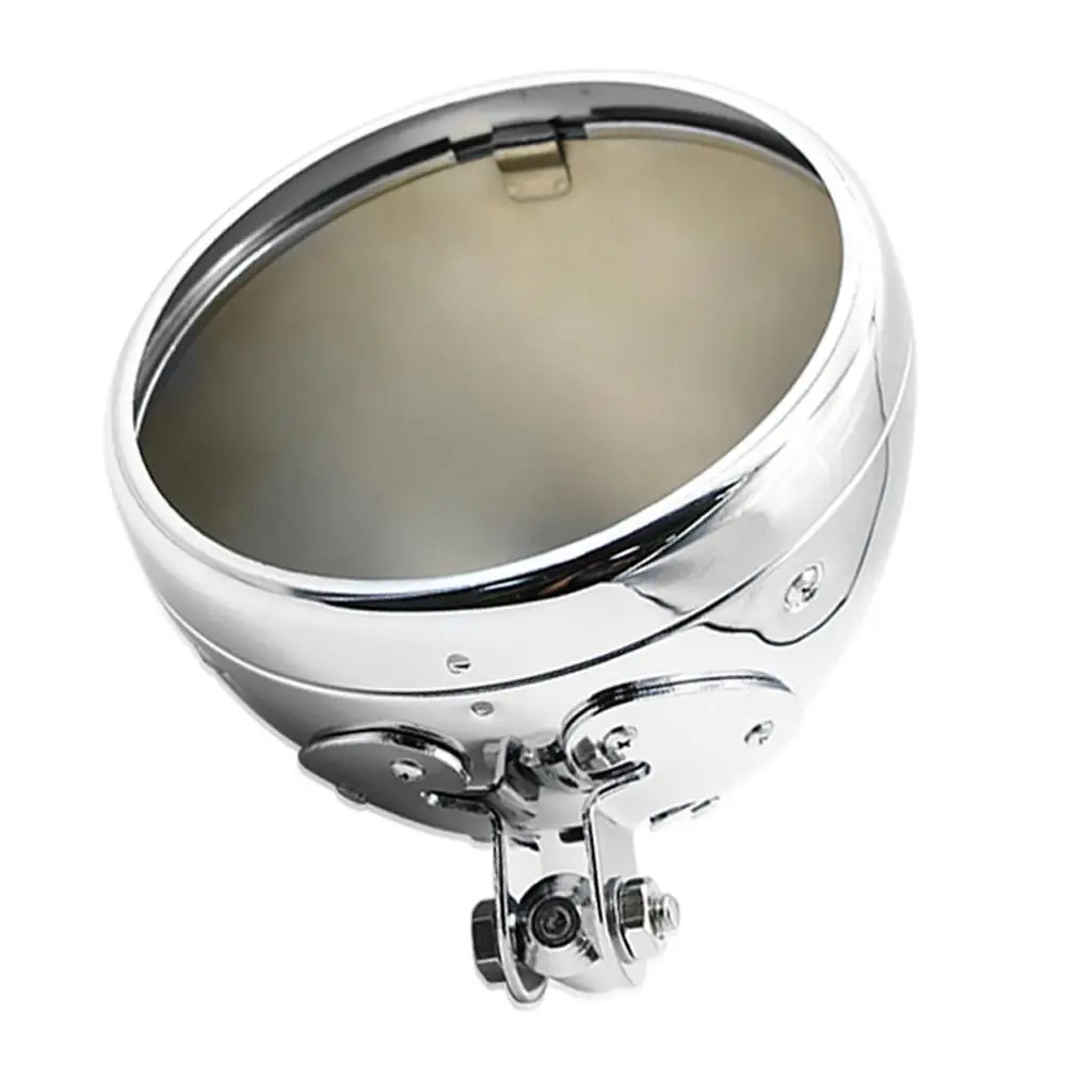 

Motorcycle Headlamp Aluminum Housing 7 Inch Cover Shell Bucket Mounting for Front Custom Flexible Tail Rally Headlight