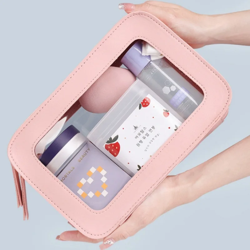 Large Capacity Toiletry Bag Waterproof Travel Cosmetic Makeup Organizer Portable Shower Bag For Camping Gym