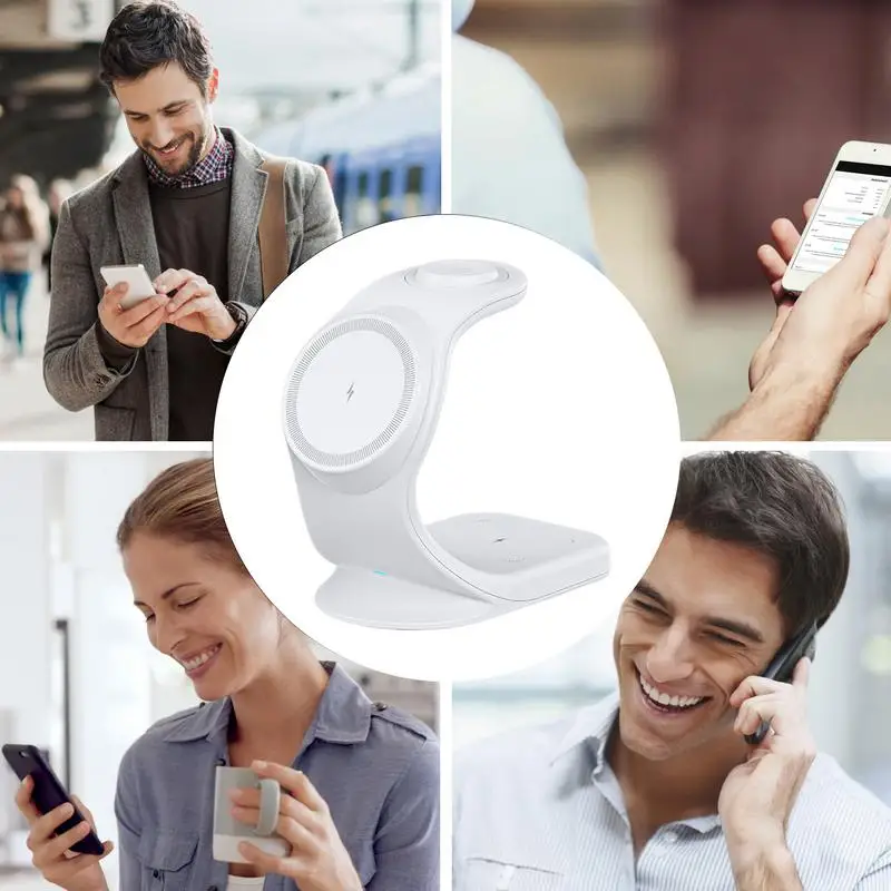 Magnetic Charger For Phone Magnetic Travel Charger Stand Nightstand Watch Charger Fast Magnetic Charger Stand Watch Charger