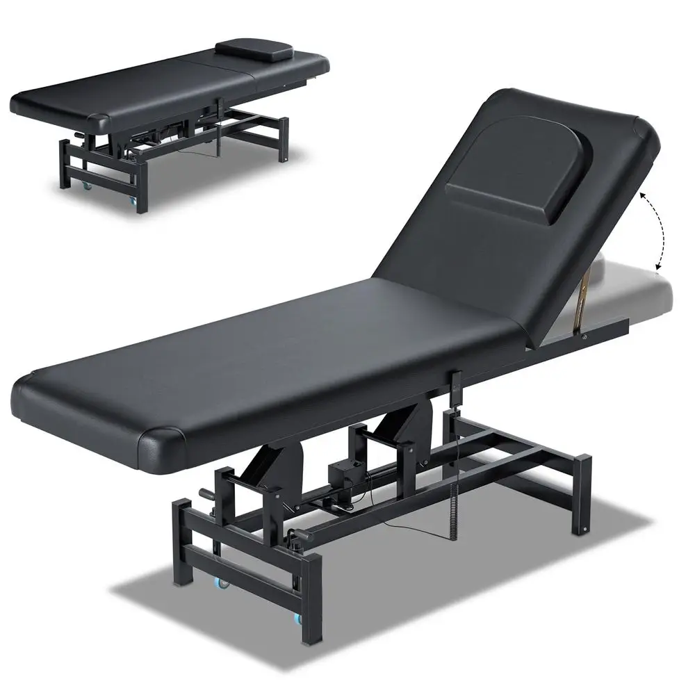 

Full Electric Massage Table with Lift, Professional Facial Bed for Estheticians, Spa amp Waxing, HeavyDuty Adjustable Massage B