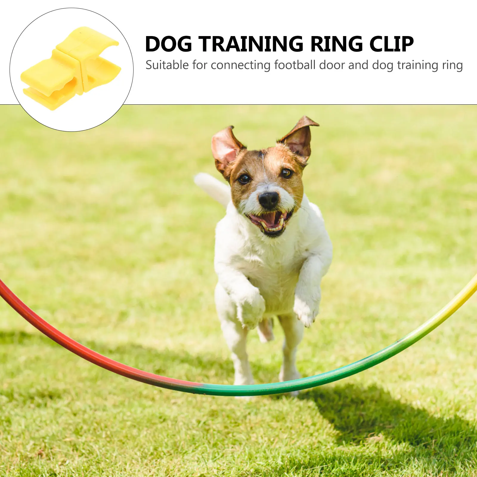

5pcs Football Goal Connector Plastic Clips for Net Fixing Easy Installation Team Sport Dog Training Ring Fixer Long Use Safety