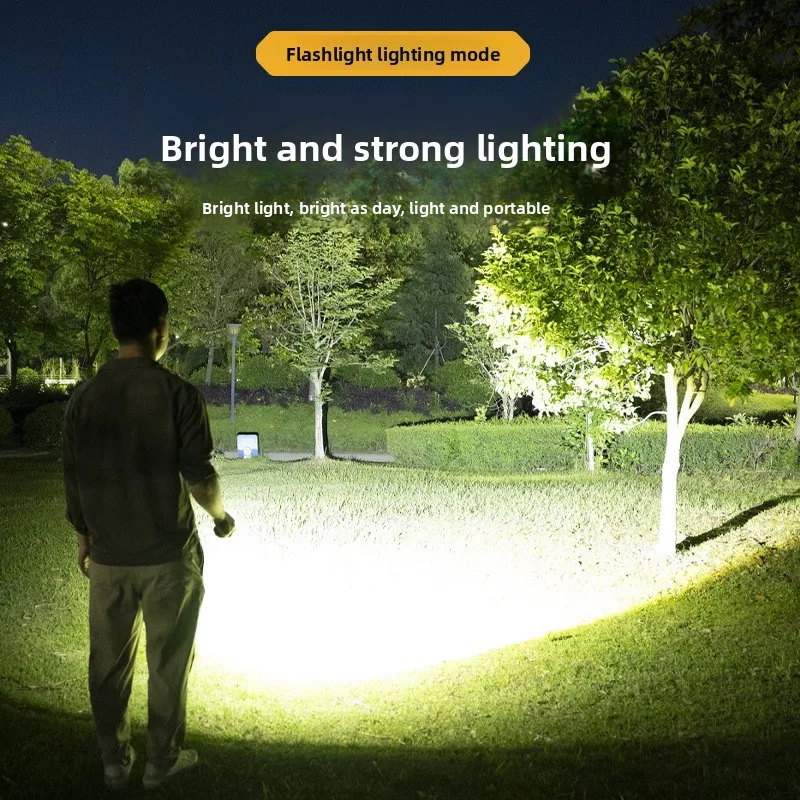 New Multi Function LED Work Light Side Lamp Red Blue Flash SOS Magnetic UV Money Detector Portable Rechargeable USB Torch