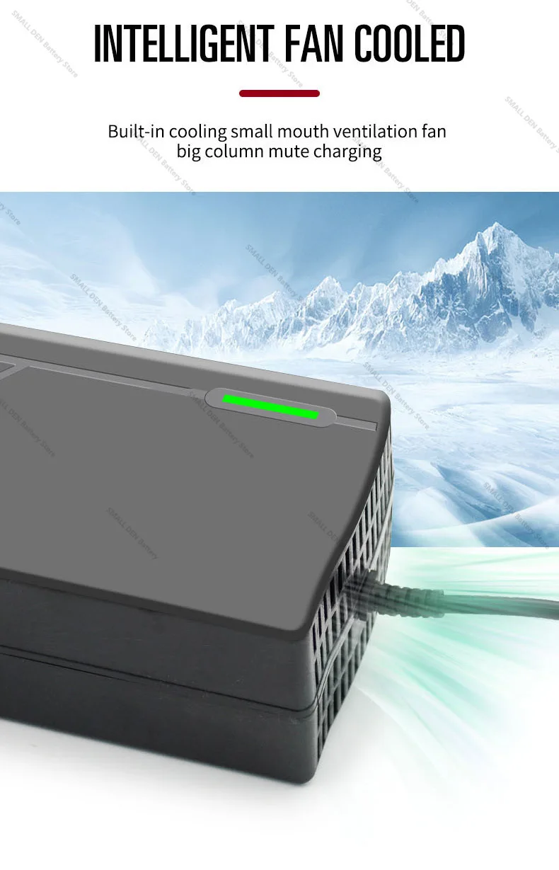 New54.6V 2A 3A 5A شاحن بطارية ليثيوم 54.6 فولت دراجة كهربائية شاحن ل 13S 48 فولت بطارية ليثيوم أيون شاحن جودة عالية #6