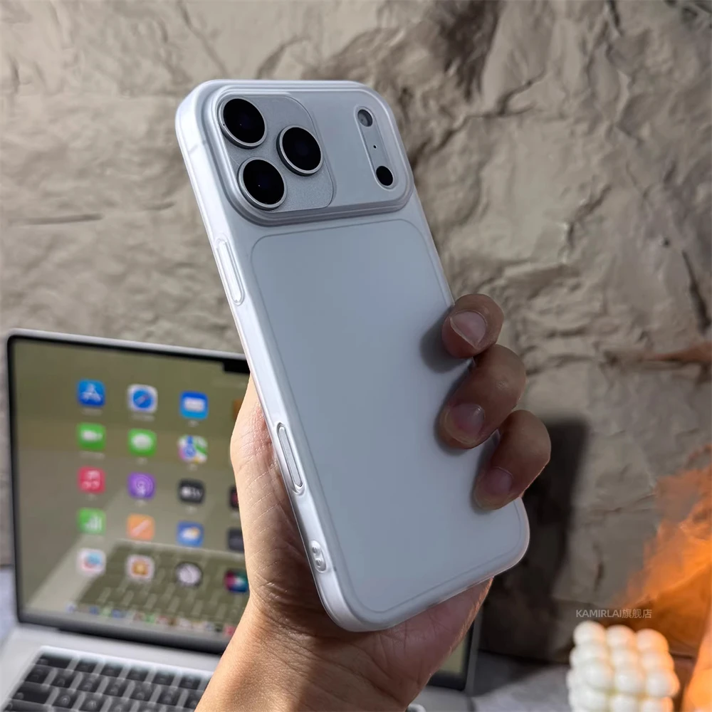 Ultradünne Matte Durchsichtige Harte PC-Hülle für iPhone 18 17 Pro Max 16 15 14 Plus 13 12 Einfarbige Mattierte Schlanke Rückseiten-Schutzhülle – Detail 4