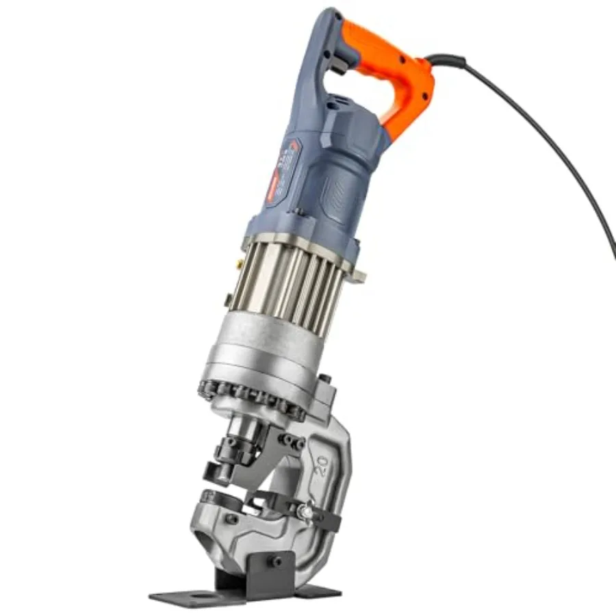 

Electric Hydraulic Hole Puncher 1/4-4/5 1300W with 5 Dies for Iron Copper Aluminum Plate Angle Steel U-Steel Blue