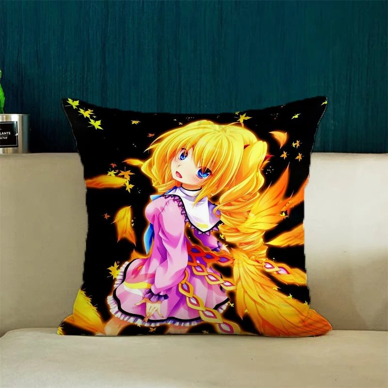 H-High School D×D Ravel Phoenix Cushion Cover 45*45 Covers for Bed Pillows Decorative Pillowcase 40x40 45x45 Cushions Covers