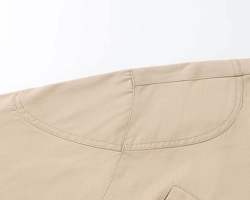 Kontrastierender Cordkragen Arbeitsjacke für Herren Vintage Utility-Jacken Vollreißverschluss Druckknöpfe Kariertes Futter Lässige Cargo-Oberbekleidung – Detail 9